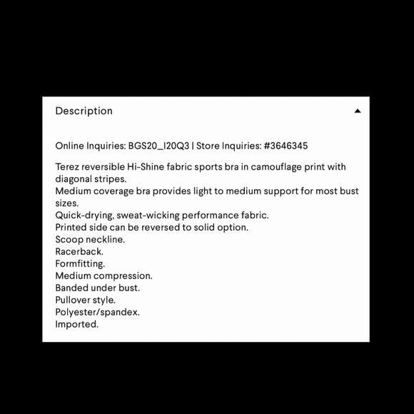 Terez Reversible Camo Print Sports Bra. - Picture 7 of 9